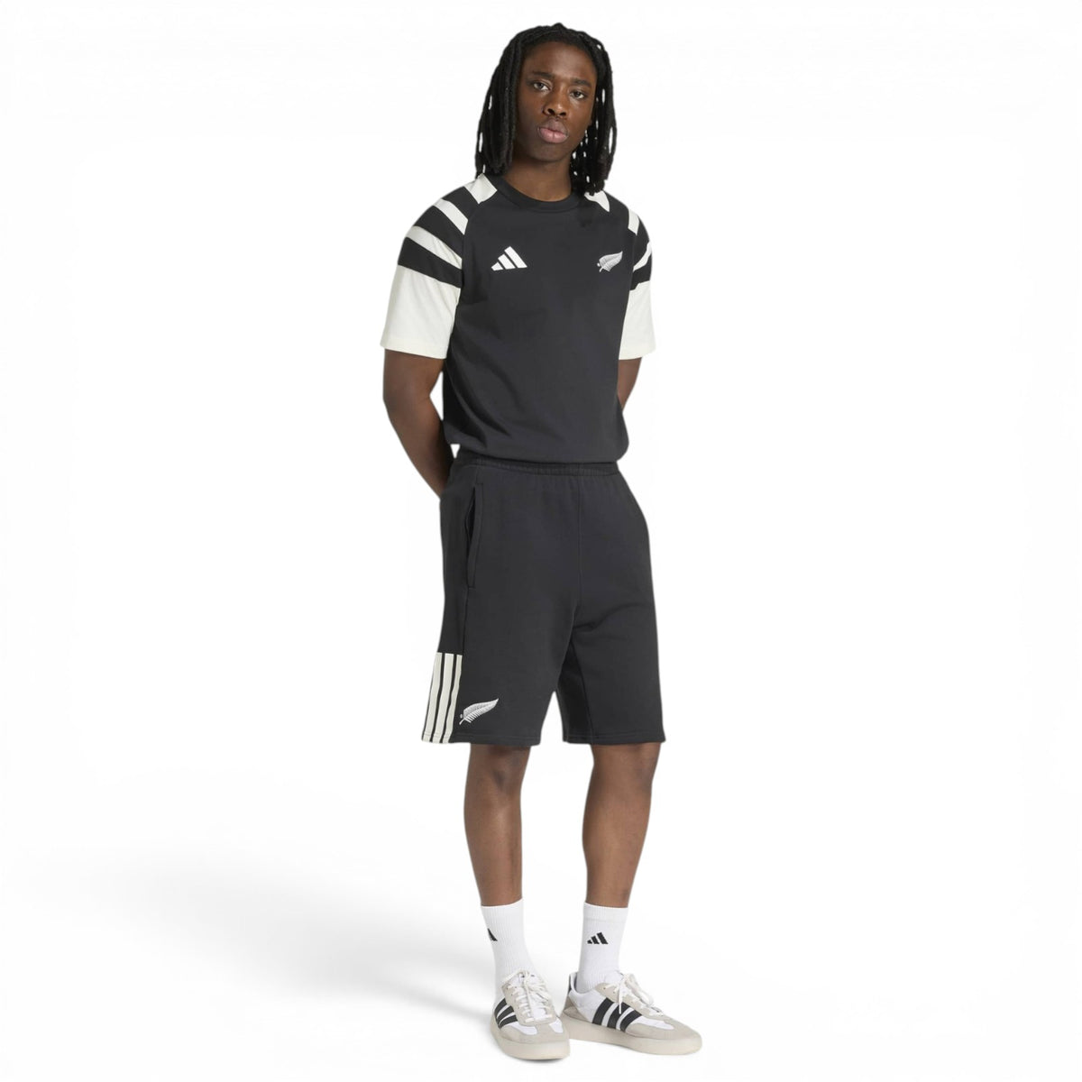 adidas All Blacks Mens LSW Tee Black