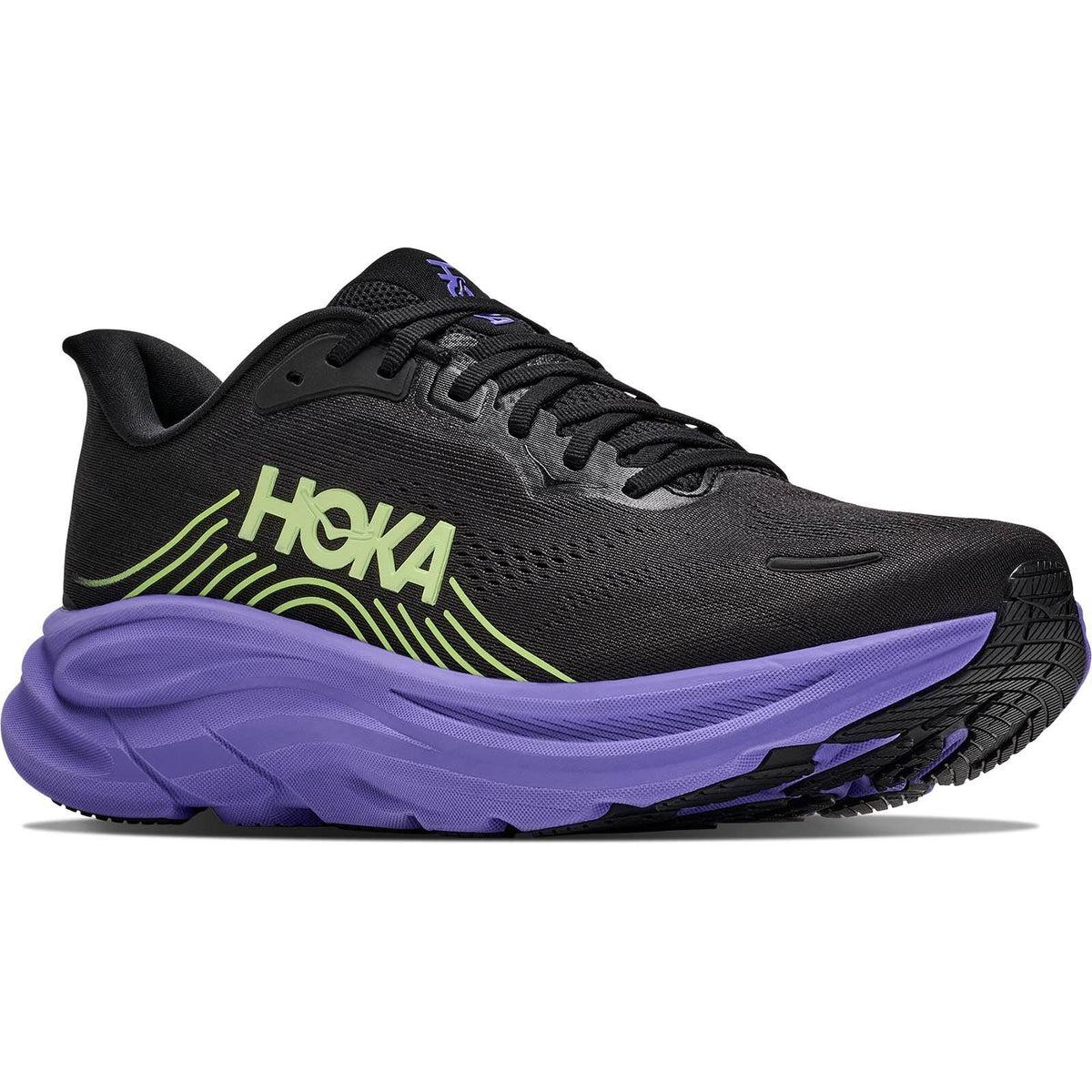 Hoka Clifton 11 Mens Black Neon Yuzu