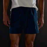 Brooks Mens Dash Reflective Shorts Blue