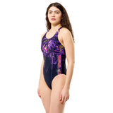 Speedo Wmns Place Print Powerback Black