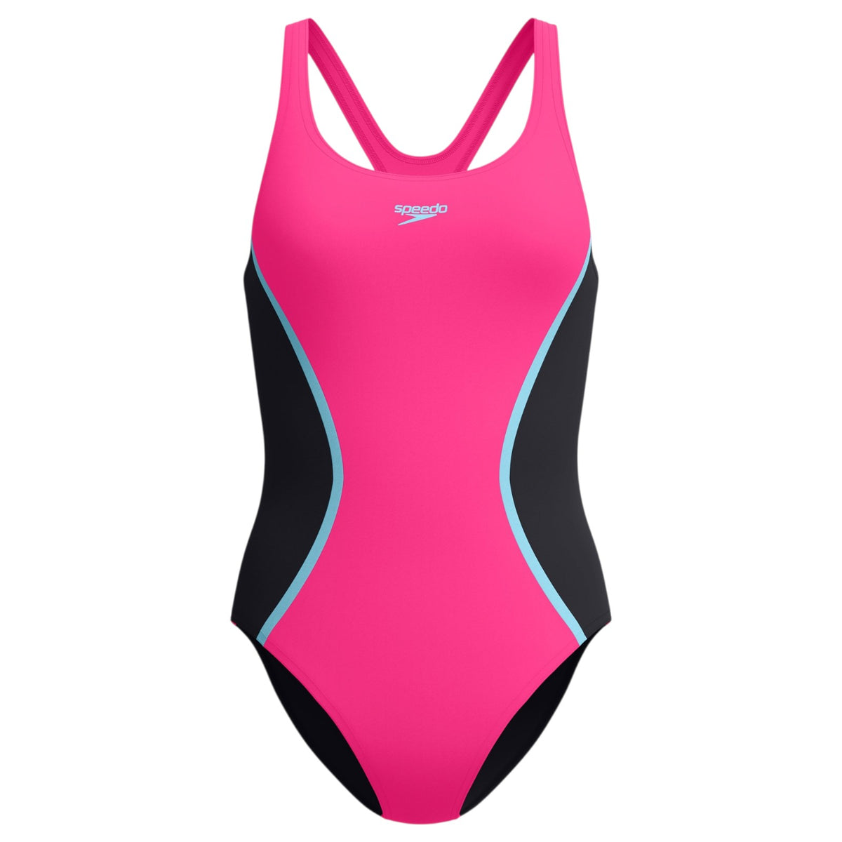 Speedo Wmns Solid Splice Medalist Pink