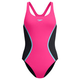 Speedo Wmns Solid Splice Medalist Pink