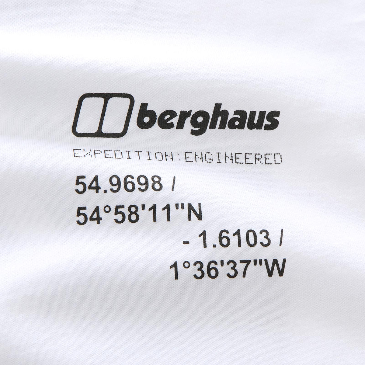 Berghaus Mens Mount 10 Ess Tee AM White