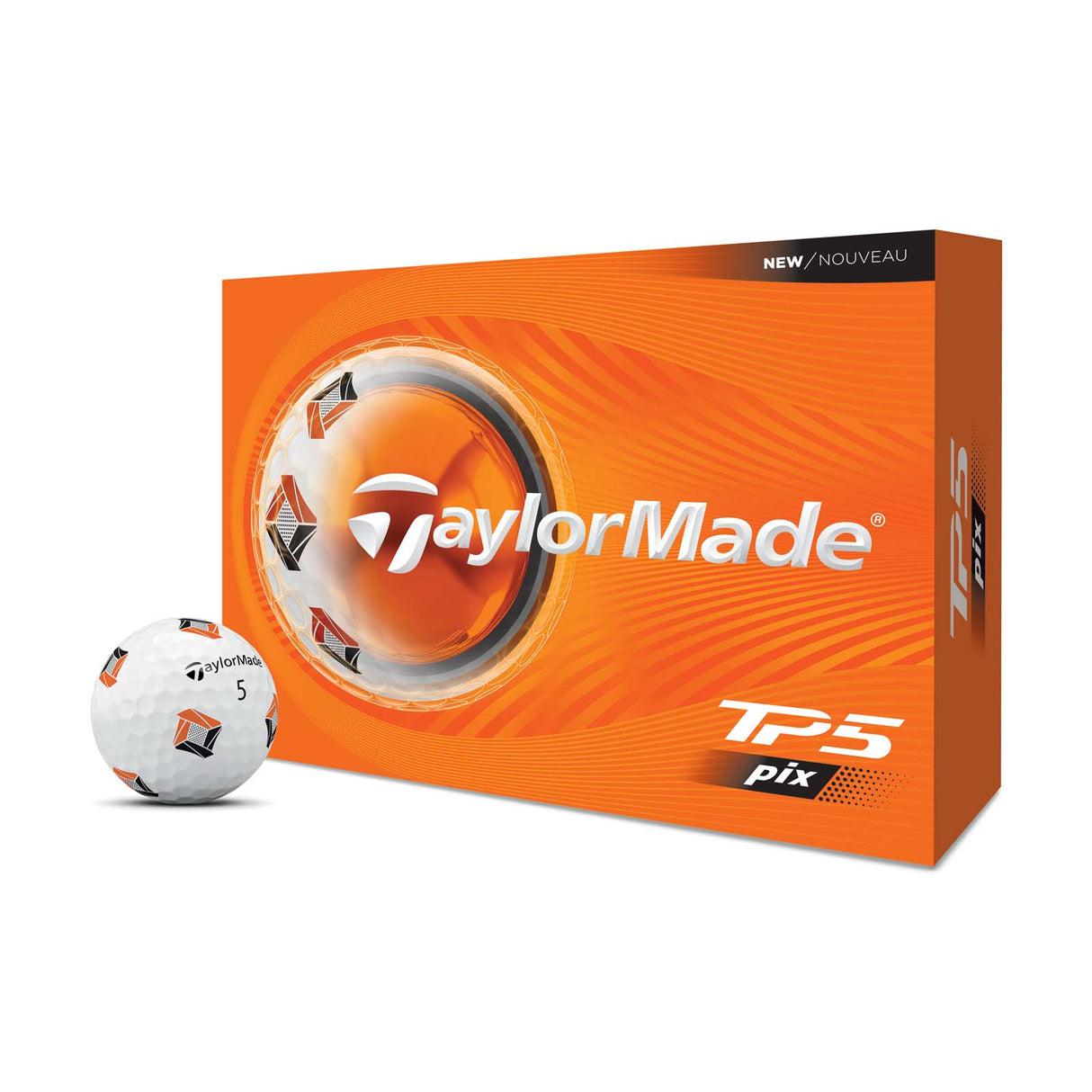 Taylormade TP5 Pix 3.0 26 Golf Ball Wht