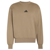 adidas Mens Feelcozy Sweater Brown