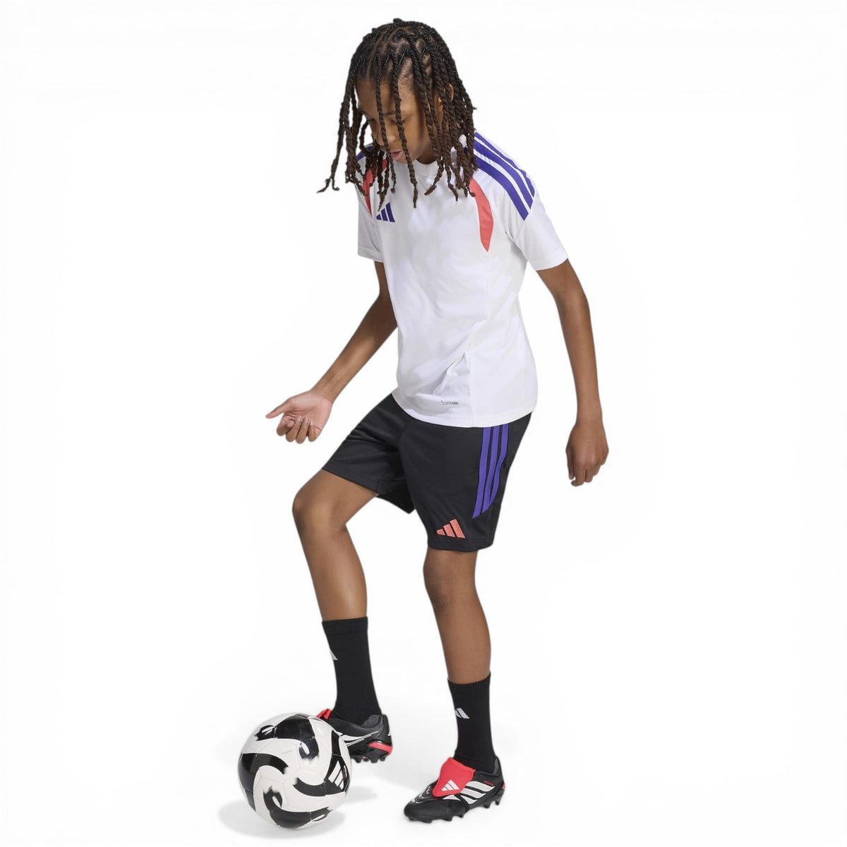 adidas Kids Tiro 26L JSY Tee White