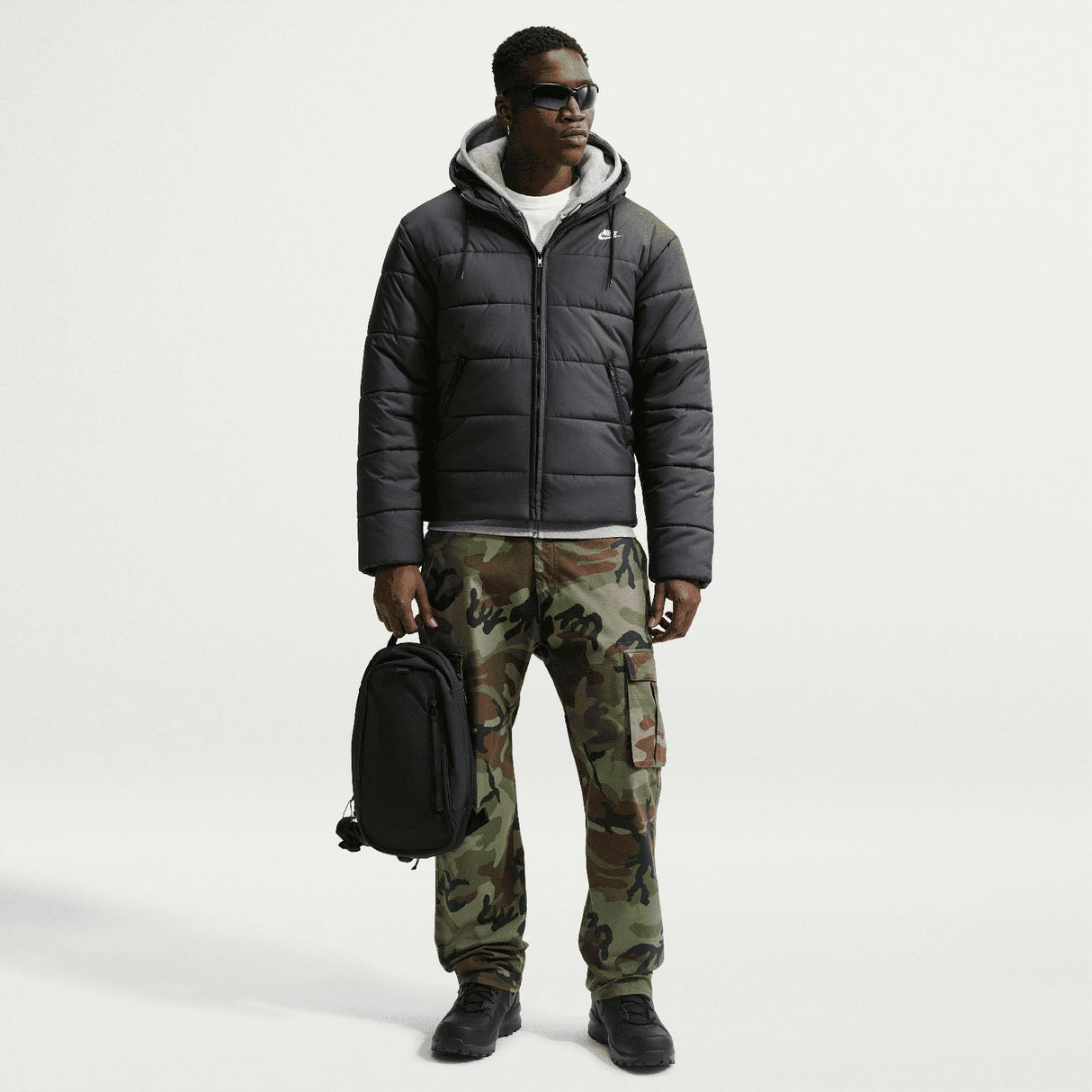Nike Mens Access Filled Puffer Black