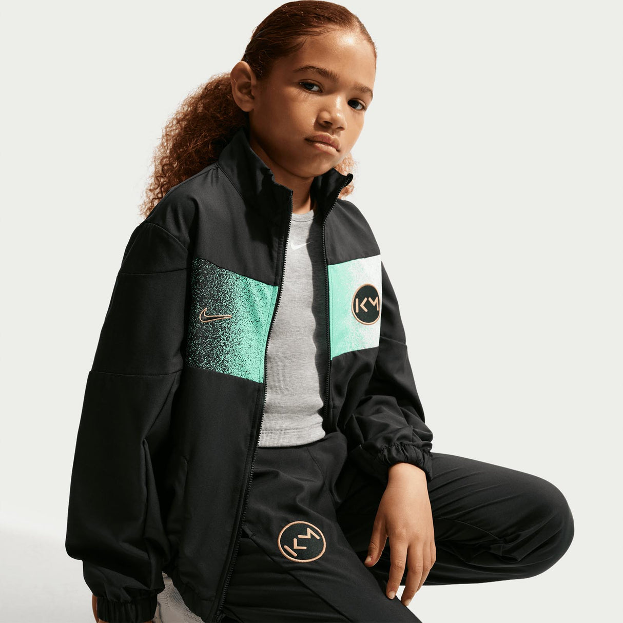 Nike Boys Tracksuit Wvn FZ Black