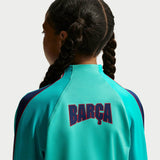 Nike FCB 26 Kids Third Stk Drill Top Grn