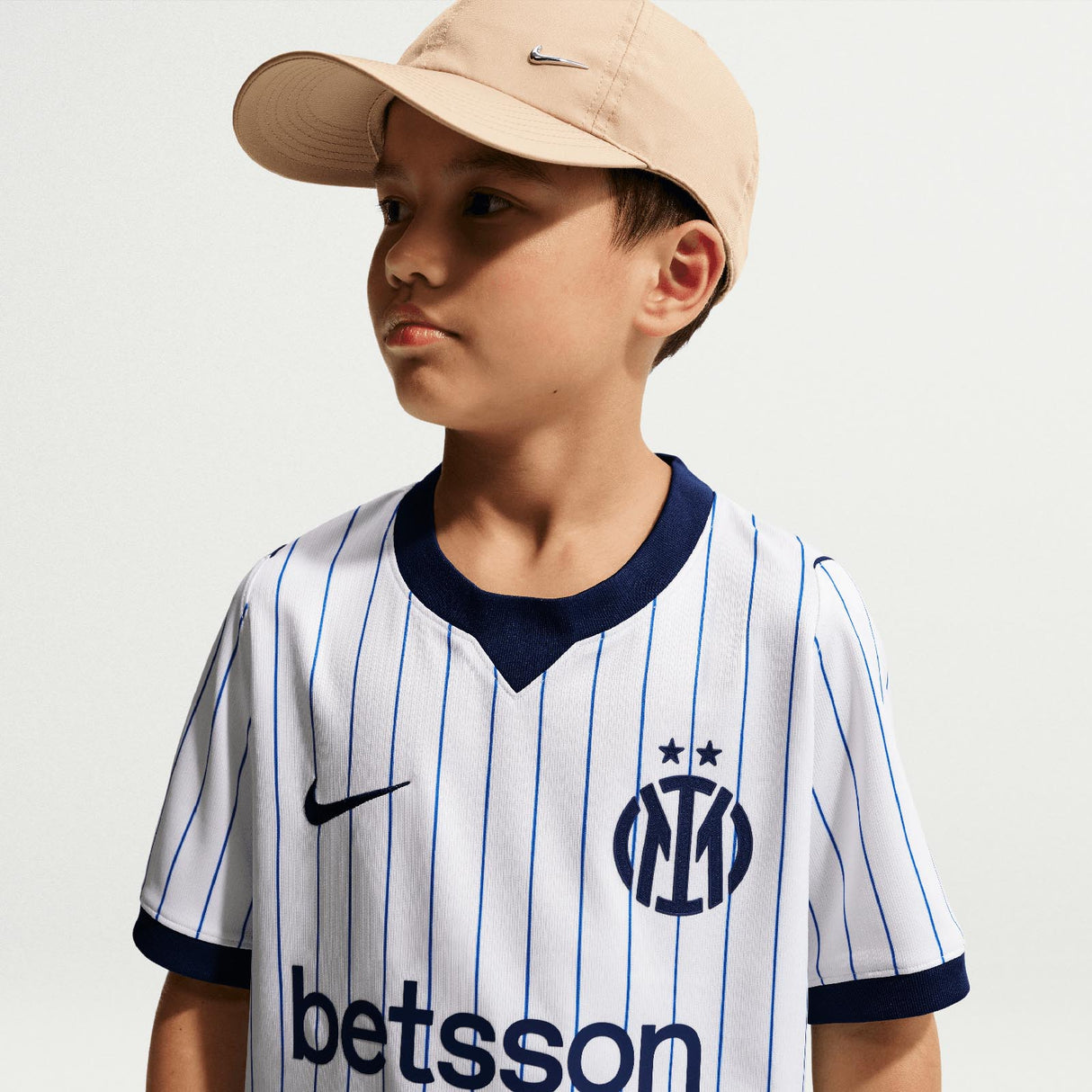 Nike Inter 26 Kids Away Jersey White