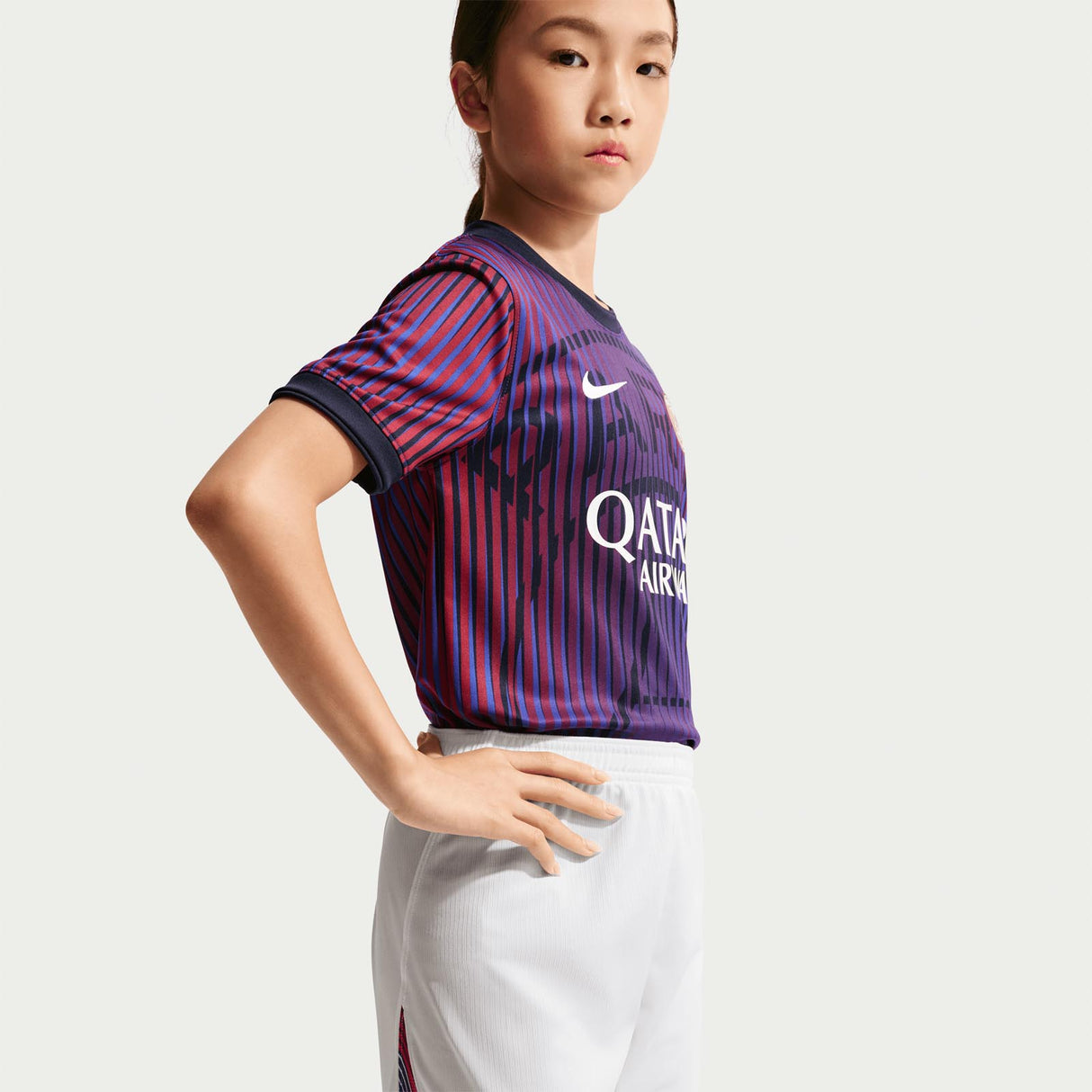 Nike PSG 26 Kids Away Short White