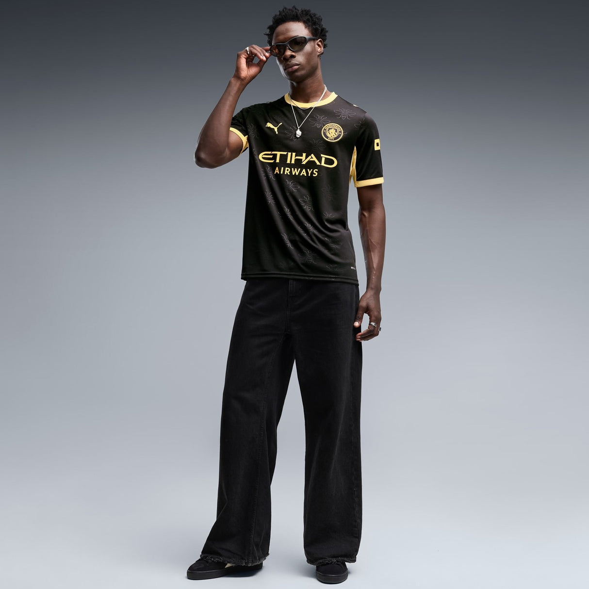 Puma MCFC 26 Away Jersey Black