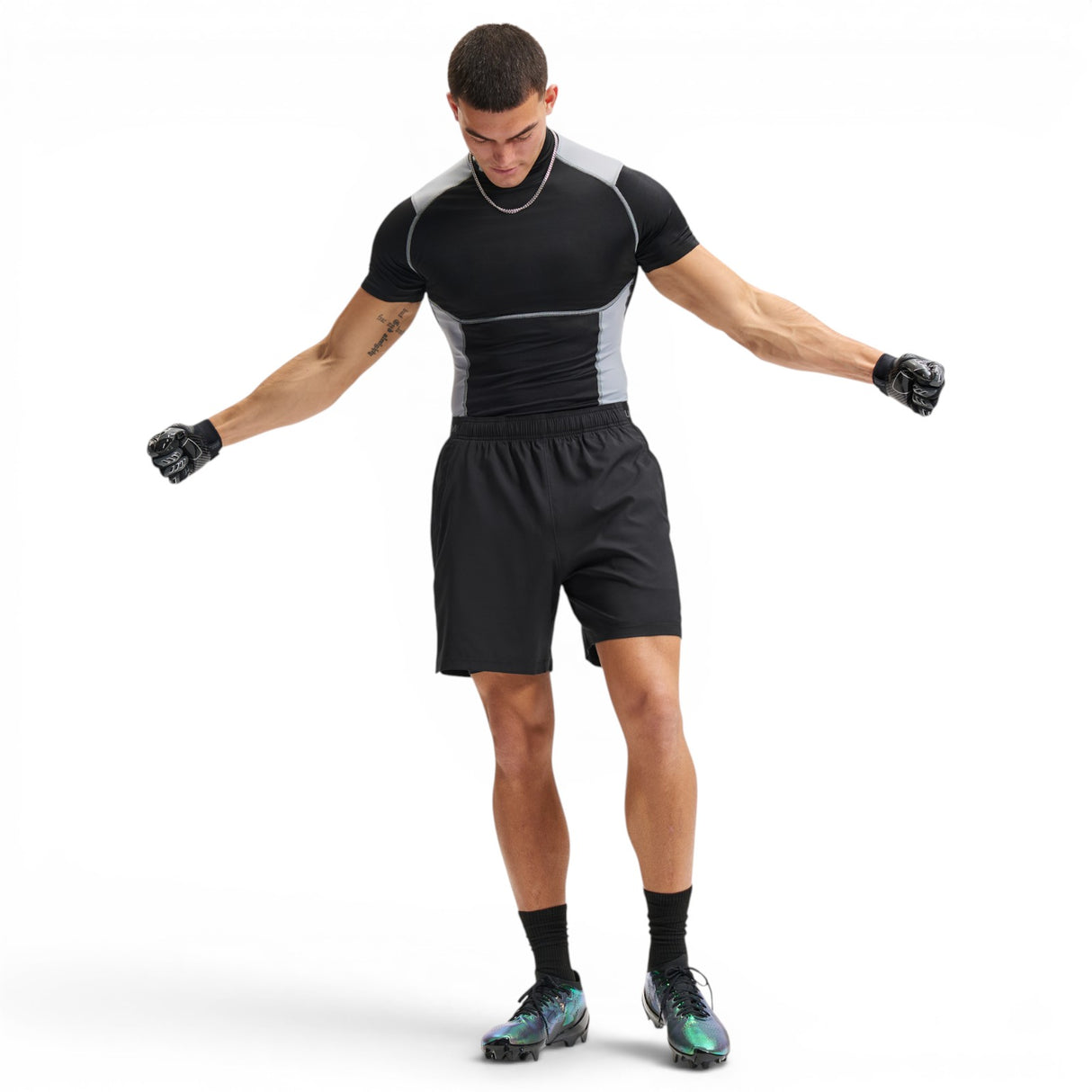 UA Mens Vanish Wven Short 2.0 6in BLACK