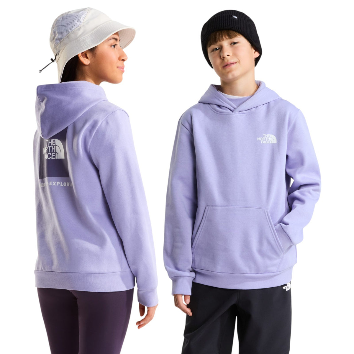 TNF Teen Evolution Box NSE Hoodie Purple