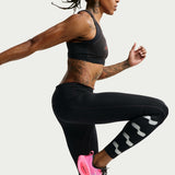 NIKE WMS TEMPO DF 7/8 HR FLSH TGT Black