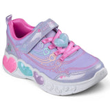 Skechers Enchanted Heart Lights Jr G Pur
