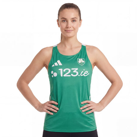 adidas Athletics Ireland Womens Lightweight Running Singlet