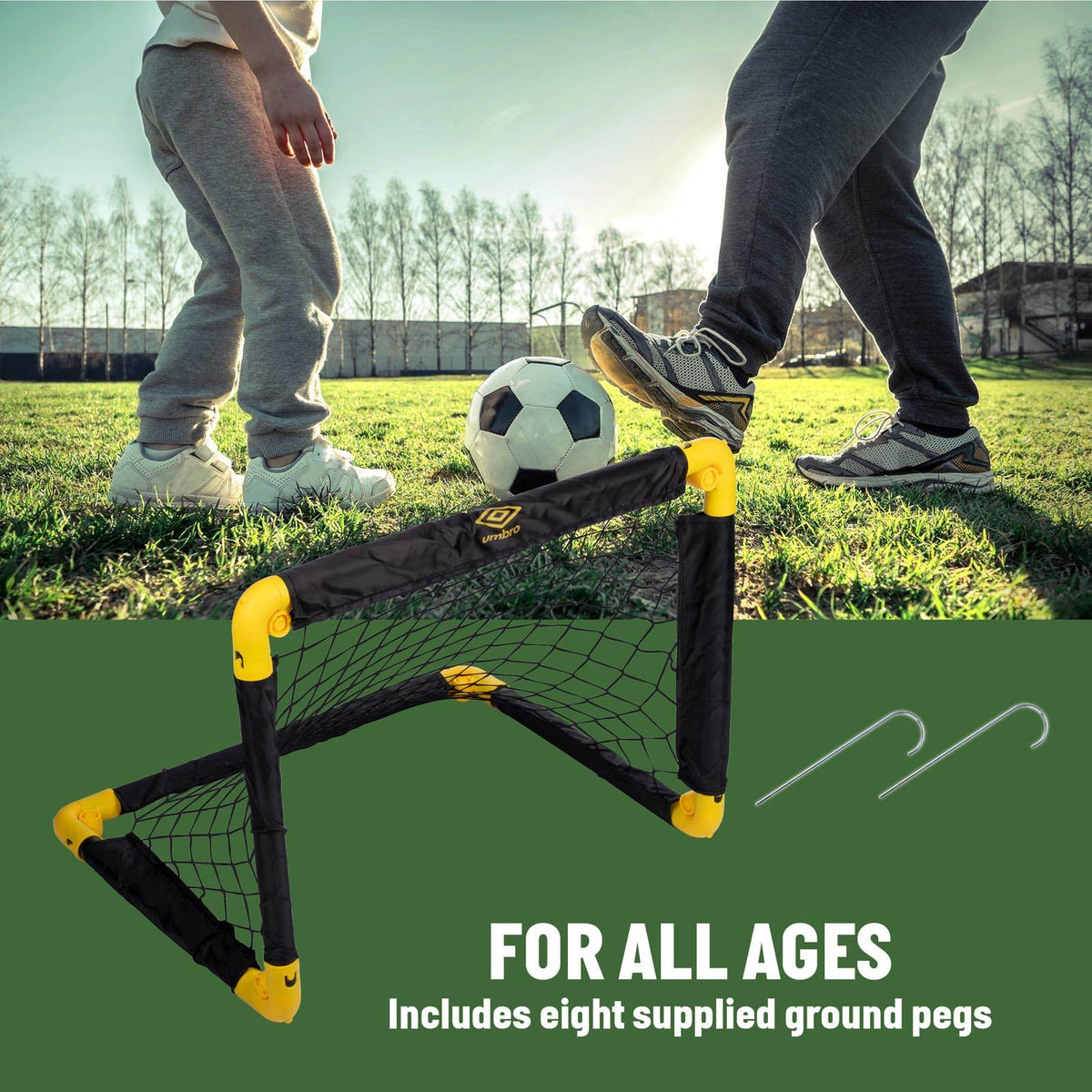 Umbro 50 x 44cm Foldable Football Goal
