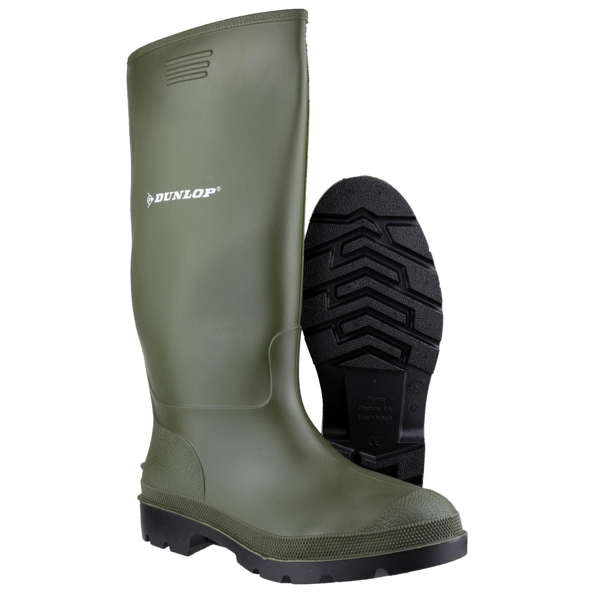 Dunlop Mens Pricemastor Wellington Green