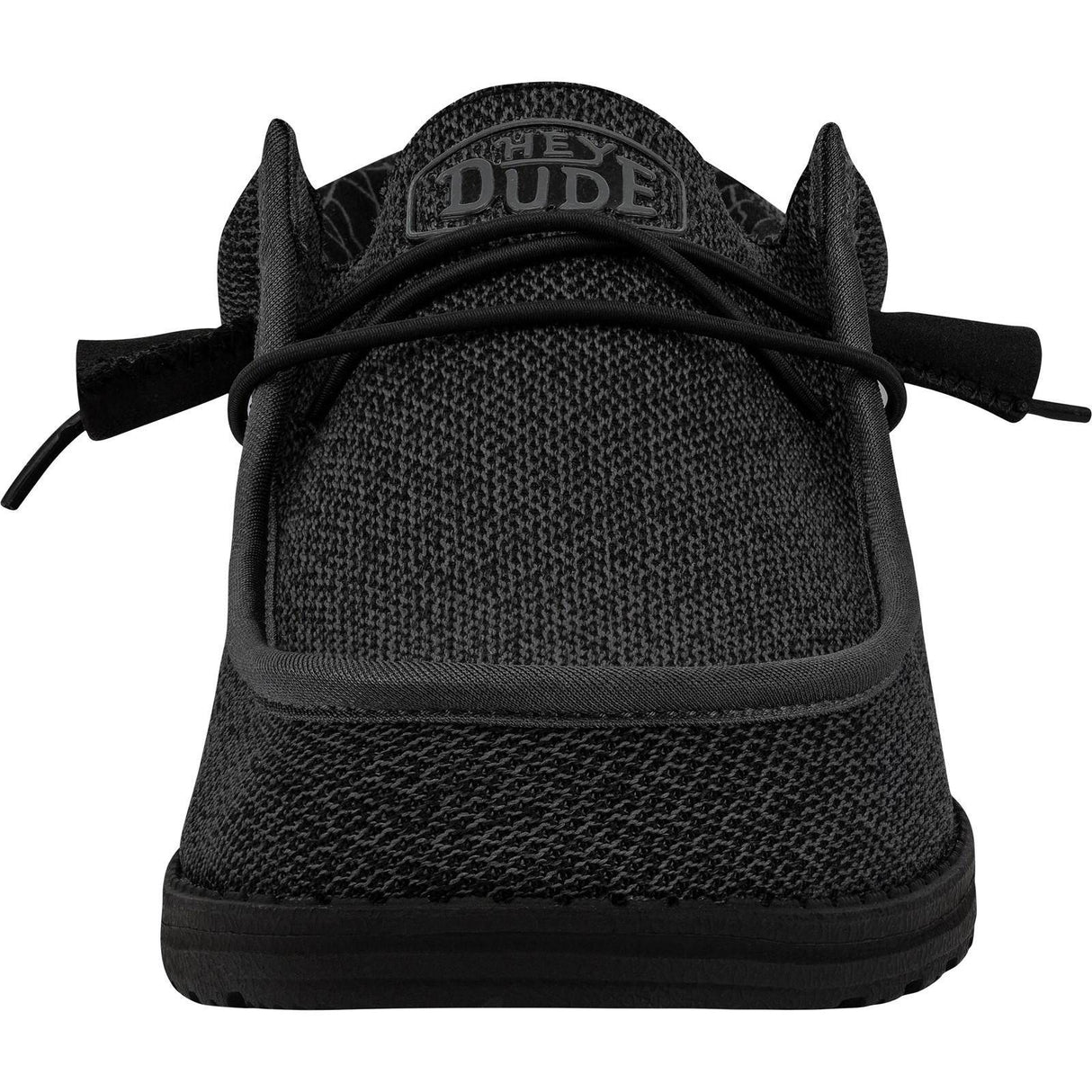 HEYDUDE Mens Wally Sox Shoe Micro Total Black