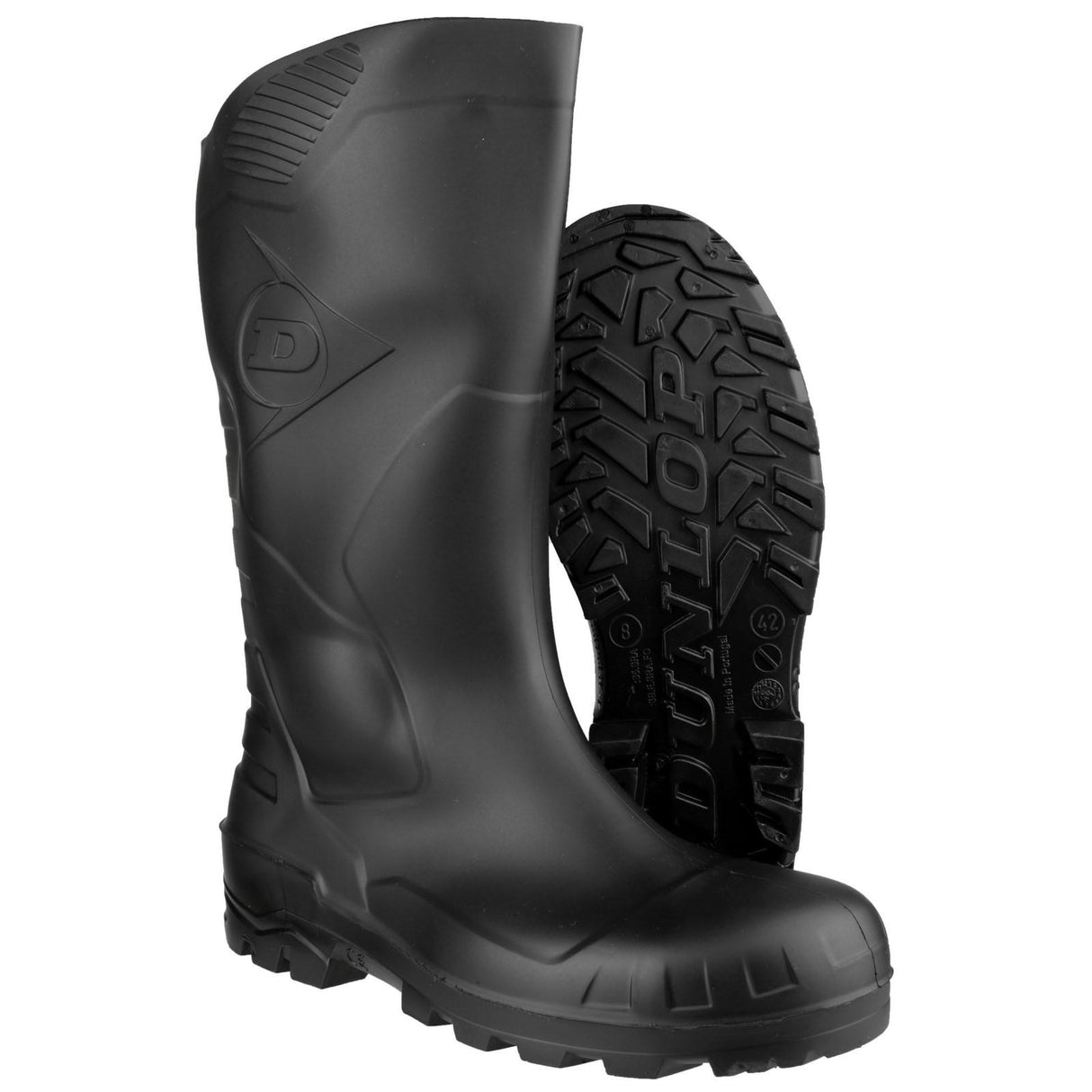 Dunlop Unisex Devon Full Safety Wellington Black