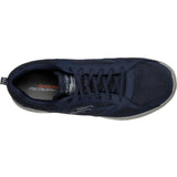 Skechers Mens Dynamight 2.0 Lace Up Memory Foam Trainer Navy