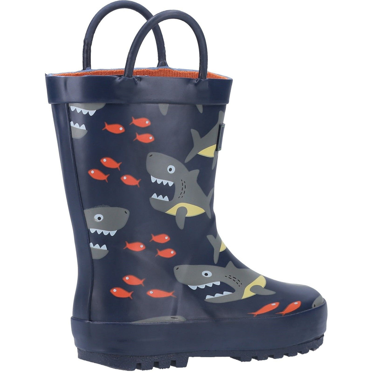 Cotswold Infant Kids Puddle Waterproof Pull On Boot Shark