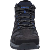 Hi-Tec Mens Corzo Mid Boots Charcoal/Nautical Blue