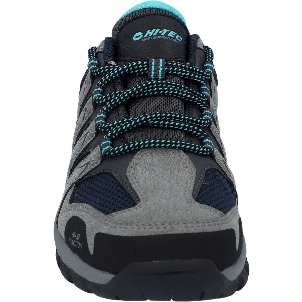 Hi-Tec Womens Corzo Low Hikers Cool Grey/Navy Blue/Curacao