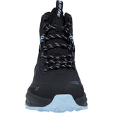 Hi-Tec Womens Fuse Trek Mid Hiking Boots Black/Blue Fog