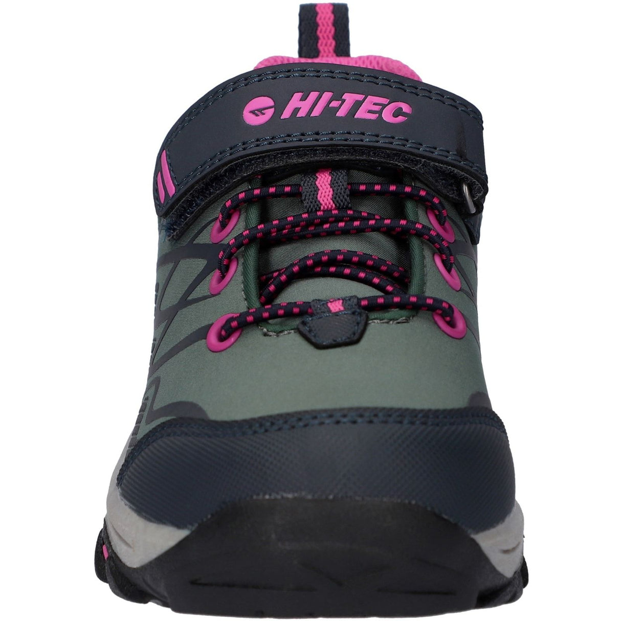 Hi-Tec Girls Blackout Low Boots Dark Forest/India Ink/Pink