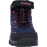 Hi-Tec Girls Blackout Mid Boots Navy/Magenta