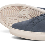 Jack & Jones Mens Galaxy Suede Trainers Vintage Indigo