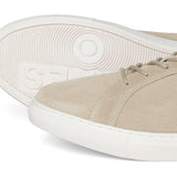 Jack & Jones Mens Galaxy Suede Trainers Plaza Taupe