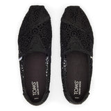 TOMS Womens Alpargata Shoes Black