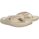HEYDUDE Mens Finn Flip Braided Tan