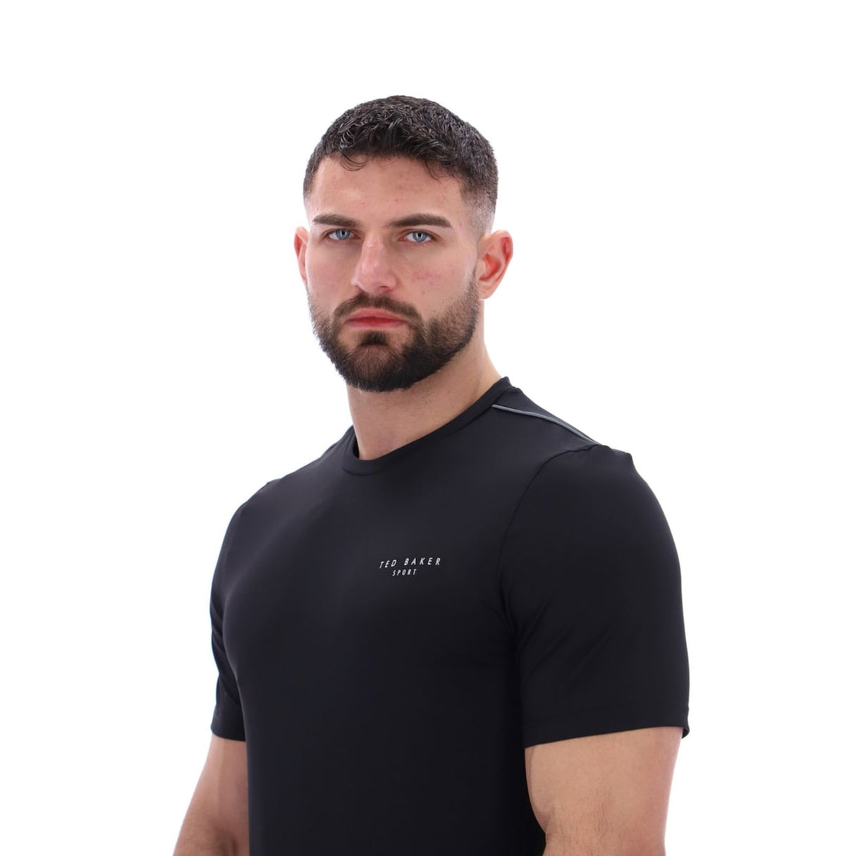 Ted Baker Sport Mens SAM Aeroflow Running T-Shirt Black
