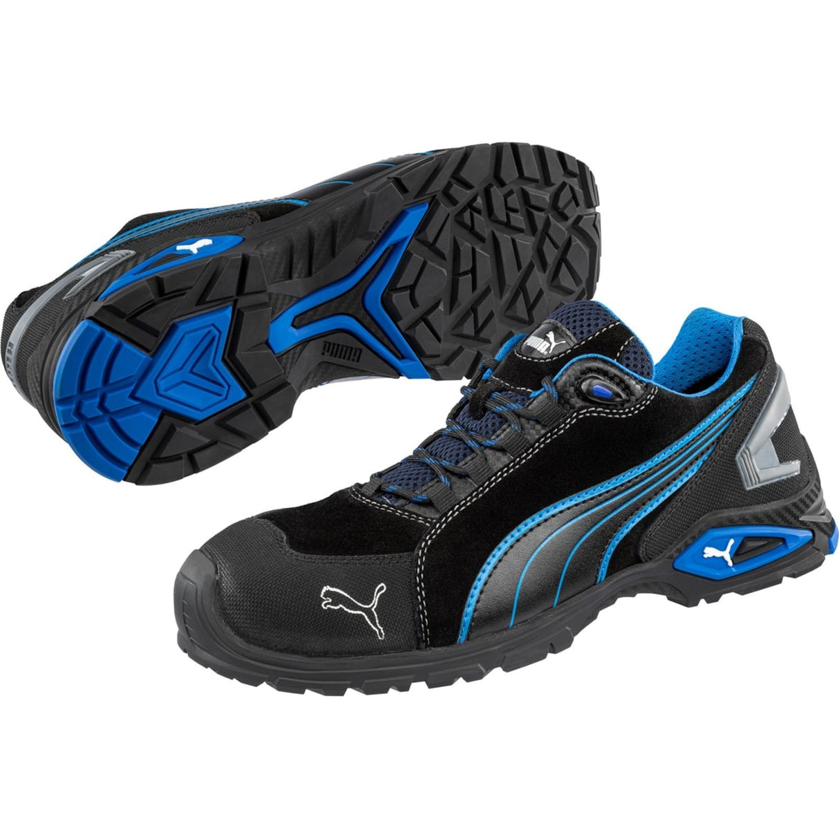 Puma Safety Mens Rio Low Lace-up Safety Boot Black