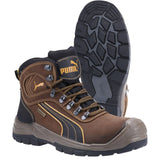 Puma Safety Mens Sierra Nevada Mid Safety Boot Brown