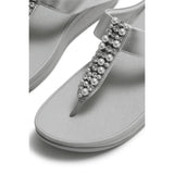 Fitflop Womens Fino Toe-Post Sandals Silver