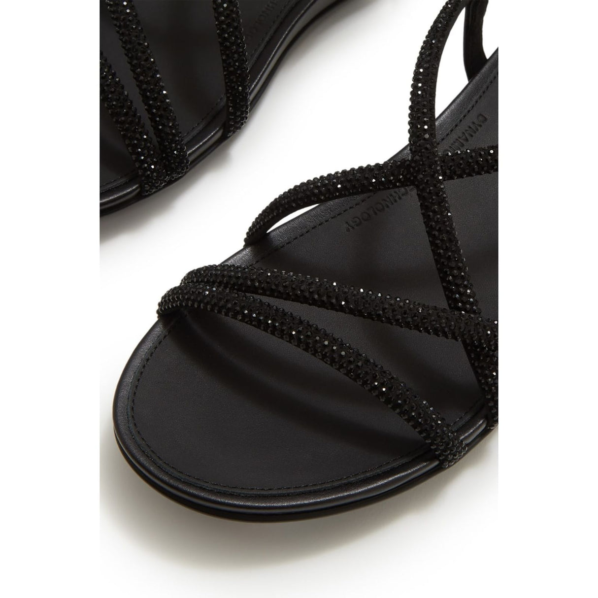 Fitflop Womens Gracie Crystal Sandals All Black