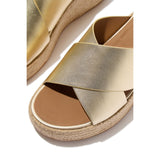 Fitflop Womens Platfforms Espadrille Platino