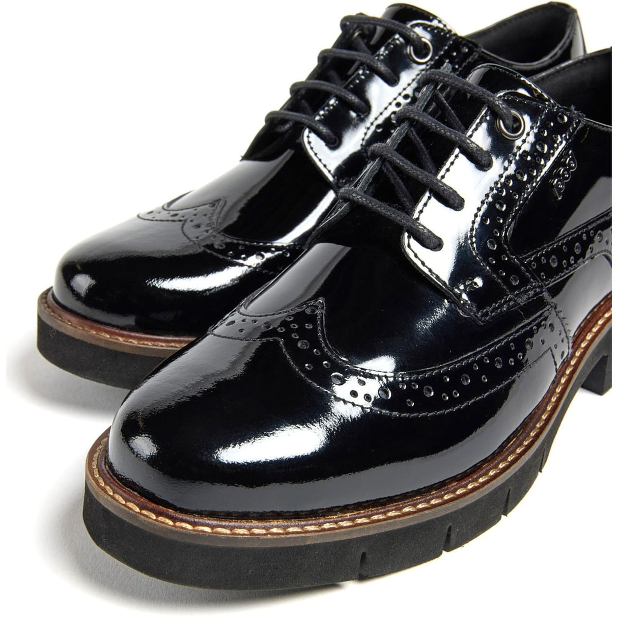 Pod Womens Kacey Brogue Black