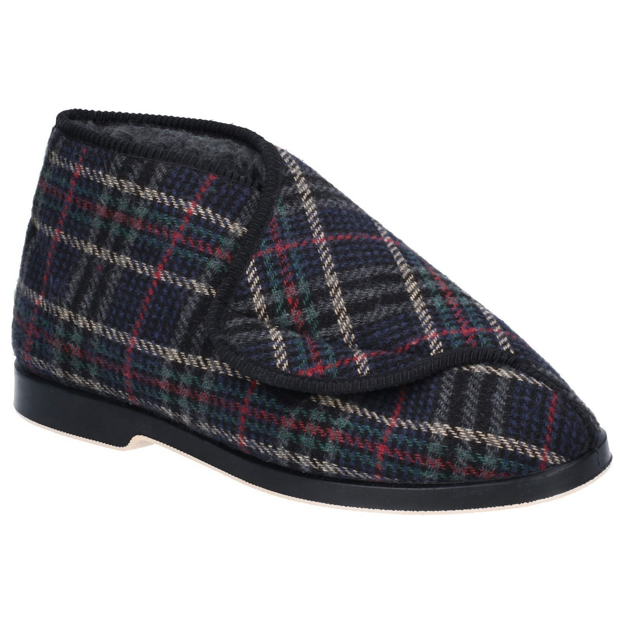 GBS Mens William Great British Touch Fastening Bootee Check
