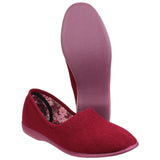 GBS Womens Audrey Ladies Slipper Red