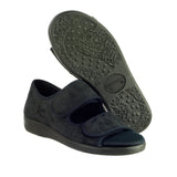 GBS Med Unisex Med Brompton Touch Fastening Slipper Black