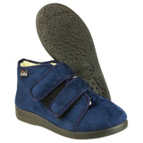 GBS Med Unisex Med Torbay Extra Wide Fit Slipper Navy