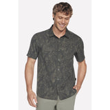 Skechers Mens GO WALK Air Printed Short Sleeve Shirt White