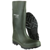 Dunlop Unisex Purofort Professional Wellington Green