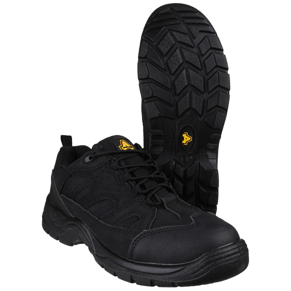 Amblers Safety Unisex FS214 Vegan Friendly Safety Shoes Black